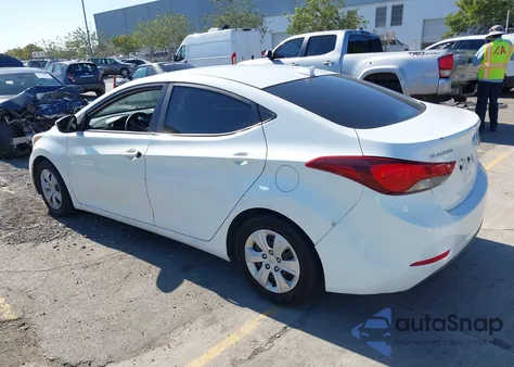 2016 Hyundai Elantra Se из США, поврежденный, VIN 5NPDH4AE8GH704939